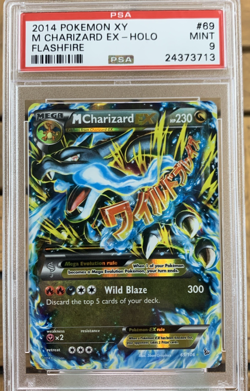 Pokemon Card PSA 9 Charizard EX Holo #69 / 106 Flashfire XY MINT Pokemon - Image 3