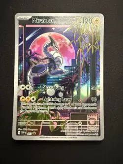 Miraidon 013 Promo Scarlet & Violet Pokemon NM Card Black Star - Image 1