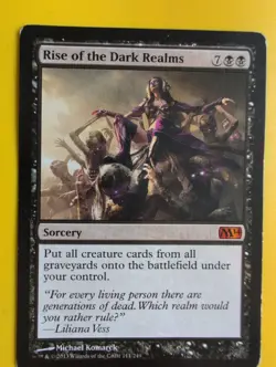 Rise of the Dark Realms. Mythic Heavy play MTG Card. Core Set 2014. M14 - Image 2