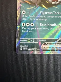 Arven's Mabosstiff ex 139 pokemon destined rivals Play Stamp NM - Image 5