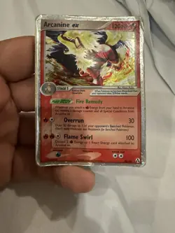Pokemon TCG Arcanine ex 83/92 EX Legend Maker Holo Ultra Rare Card 120 DMG - Image 1