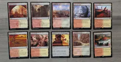 MTG Magic Set of 10 Boros Dual Lands EDH Commander Deck Staples Red White Mana - Image 1