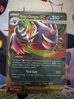 MEGA GENGAR EX 073 HOLO P ME: MEGA EVOLUTION PROMO POKEMON NM - Image 1