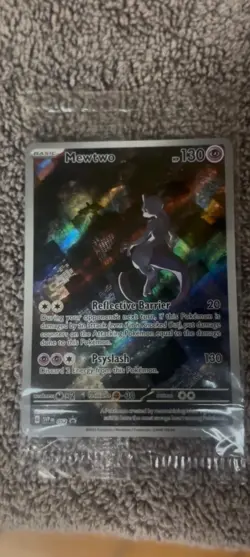(SEALED)Mewtwo SVP 052 Scarlet & Violet Promo English Holo 2023 130 - Image 1