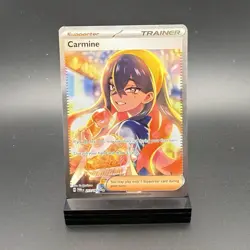 Pokemon TCG Carmine 217/167 SV06 Twilight Masquerade Ultra Rare Full Art Holo - Image 1
