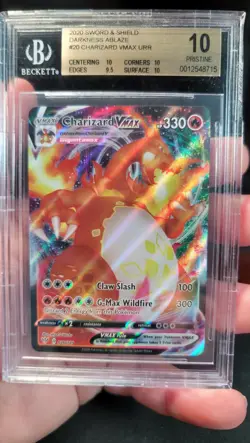 Charizard VMAX 020/189 Beckett BGS Pristine 10 Pokemon Darkness Ablaze - Image 2