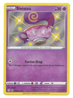 Sinistea SV052/SV122 Shining Fates: Shiny Vault Holo Pokemon TCG - NM - Image 1
