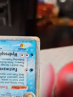 Vaporeon ex 110/113 Delta Species Holo Rare Pokemon TCG Heavily Damaged - Image 5