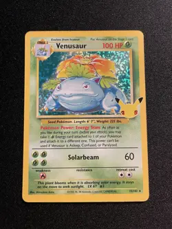 Venusaur 15/102 Celebrations: Classic Collection Holo Pokemon - Image 1
