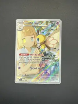 164/159 Lillie's Ribombee Pokemon Journey Together Illustration Rare NM - Image 1