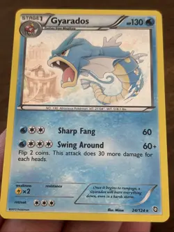 Pokemon TCG Gyarados Dragons Exalted 24/124 Cosmos Holo Rare 2012 Mid Era - Image 1