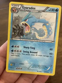Pokemon TCG Gyarados Dragons Exalted 24/124 Cosmos Holo Rare 2012 Mid Era - Image 5