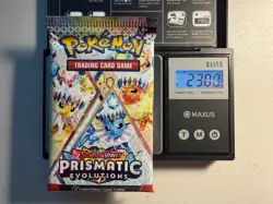 (VERY HEAVY) 🔥23.00g Prismatic Evolutions Pokemon Sealed Booster Pack Brand New - Image 1
