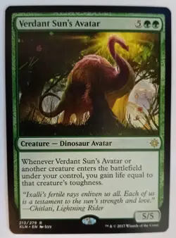 4 x Verdant Sun's Avatar. 213. Ixalan - Image 1
