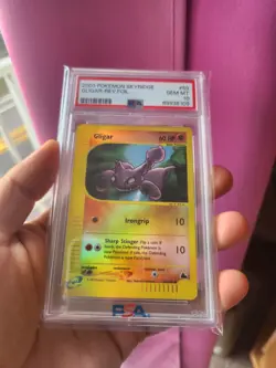 2003 Pokemon Skyridge Gligar #59 Reverse Foil Holo PSA 10 - Low Pop - Pop 24 - Image 1