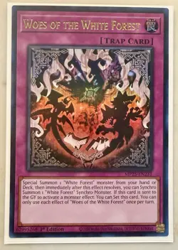 x1 Woes of the White Forest - MP25-EN231 - Ultra Rare - 1st Edition Yu-Gi-Oh! M/ - Image 1