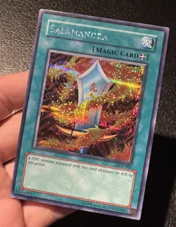 Yugioh Salamandra DDS-006 Unlimited Prismatic Secret Rare LP - Image 3