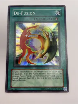 Lightly Played Yugioh De-Fusion - LON-097 - Super Rare - Unlimited - Image 1