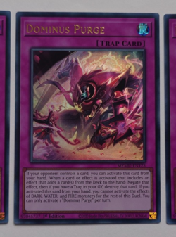 DOMINUS PURGE MZMU-EN125 ULTRA RARE 1st EDITION YUGIOH *NEW & MINT* - Image 1