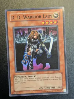 D.D. Kriegerin DCR-027 Super Rare Englisch EX YUGIOH - Image 1