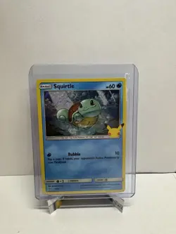 Pokemon Squirtle 017/025 McDonald's 25th Anniversary Holo Promo Card - Image 1