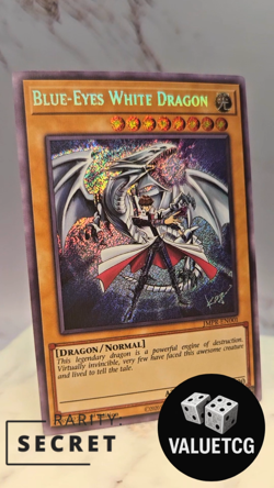 Blue-Eyes White Dragon (English JMPR-JP001 Kaiba Art) Ultra Rare Custom Card - Image 2