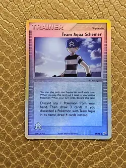 POKEMON: TEAM AQUA SCHEMER 69/95 - REVERSE HOLO CARD - MAGMA VS AQUA - NM - Image 1