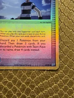 POKEMON: TEAM AQUA SCHEMER 69/95 - REVERSE HOLO CARD - MAGMA VS AQUA - NM - Image 4