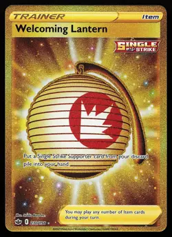 Welcoming Lantern 230/198 Secret Rare Chilling Reign Pokemon Card - Image 1