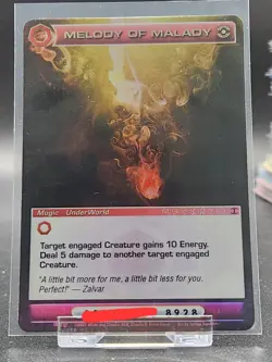Chaotic Card : Melody Of Malady Dawn Of Perim Dop Super Rare Mugic - Image 1