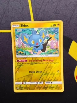 Shinx 45/156 Common Reverse Holo SM Ultra Prism Pokemon Card - Mint - Image 1
