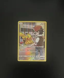 Pokemon Pikachu Holo Full Art Secret Rare Card Cosmic Eclipse 241/236 - Image 1