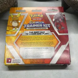 Pokemon TCG Sun & Moon Trainer Kit Lycanroc & Alolan Raichu Card Game SEALED 820650802102 - Image 2
