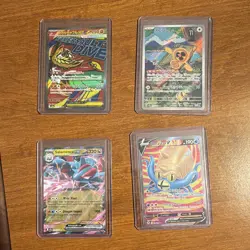 17 Pokemon Holo Card Lot with dice set - Image 4