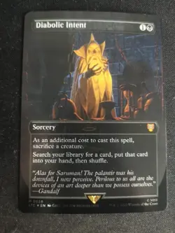MTG Diabolic Intent Lotr Commander: Tales of Middle-earth 526 *FOIL* - Image 1