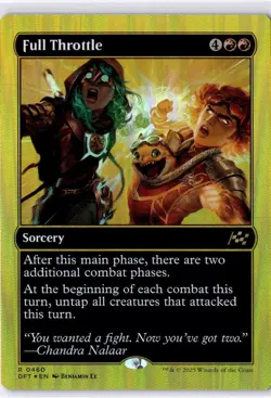 Full Throttle (First-Place Foil) Aetherdrift Foil NM R 0460 - Image 1