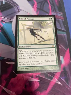 MTG - RITE OF PASSAGE - RARE - FIFTH DAWN - LP - Image 1