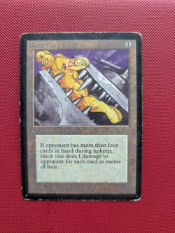 Black Vise Beta HP MtG Magic The Gathering - Image 1