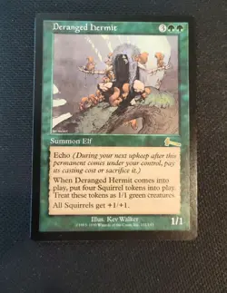 Deranged Hermit Rare Urza's Legacy Summon Elf MTG - Image 1