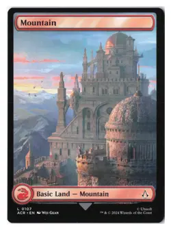 Mountain (0107) #107 (NM) Assassin's Creed ACR Magic MTG - Image 1