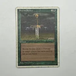 Magic The Gathering MTG Storm Seeker - Legends - VG Authentic & Official - Image 1