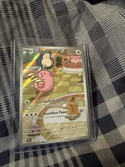 Pokemon TCG Chansey Illustration Twilight Masquerade Card 187/167 - Image 1