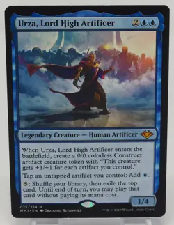 Magic The Gathering Modern Horizons #75 Urza, Lord High Artificer - Image 3