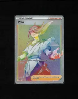 Pokemon TCG Volo 211/196 Lost Origin Secret Rare Holo Full Art - Image 1