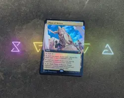 Foil Unplayed NM Borderless Extended Art Plaza of Heroes Dominaria United - Image 1