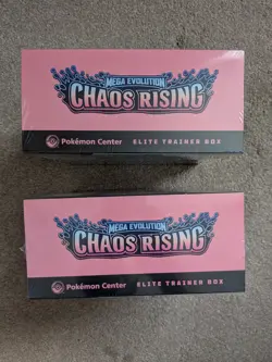 x2 Pokemon TCG Pokemon Center Chaos Rising Elite Trainer Box ETB New Sealed #1 - Image 5