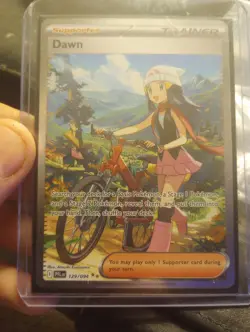 Pokemon Dawn 129/094 Full Art Trainer Supporter Holo English TCG - Image 4