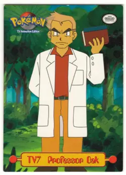 1999 TOPPS POKEMON - # TV 7 PROFESSOR OAK - LOOK !!!! - Image 1