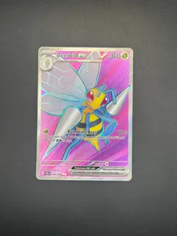 098/086 Beedrill EX Pokemon TCG Chaos Rising Ultra Rare English NM - Image 1