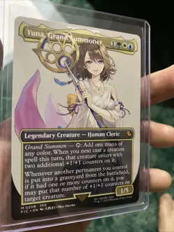 Yuna, Grand Summoner (Borderless) Commander: Final Fantasy Regular, NM - Image 3